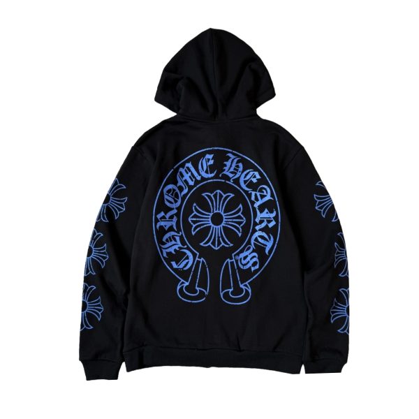 Chrome Hearts Thermal Blue Zip Hoodie