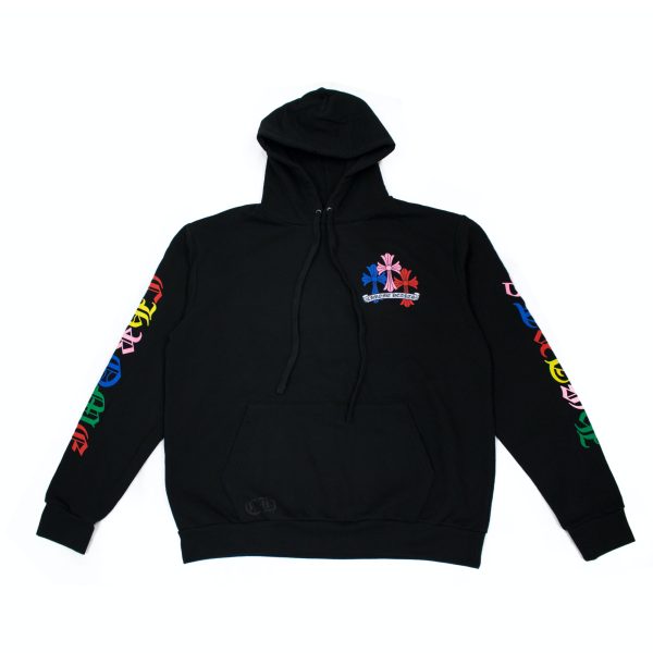 Chrome Hearts Multicolor Cross Cemetery Zip Up Hoodie