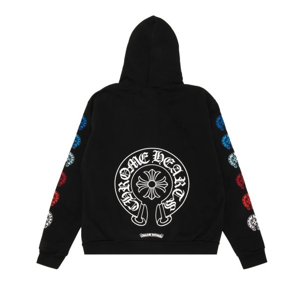 Chrome Hearts Multicolor Horseshoe Zip Up Hoodie