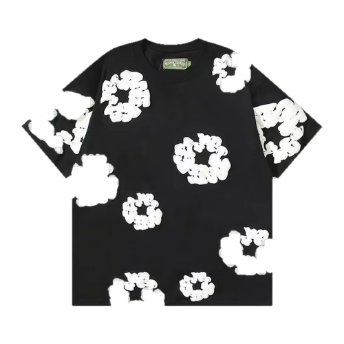 Denim Tears Puff Print Shirt in Black