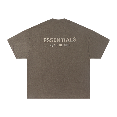 Essentials Rear Text Shirt in Graphite