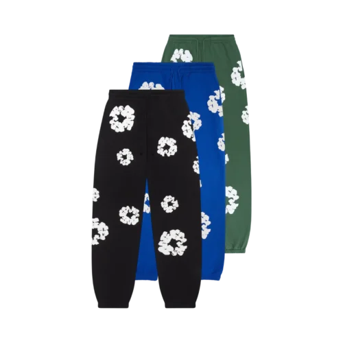 Denim Tear Puff Print Sweatpants (Multiple Colors)