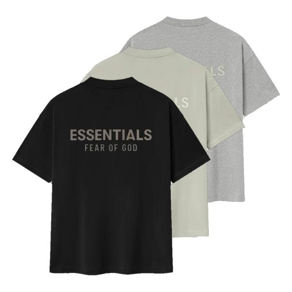 Essentials Rear Text Shirt available colorways