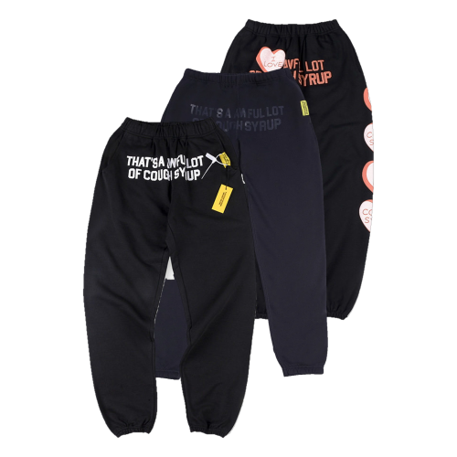 Awful Lot Of Cough Syrup Sweatpants Multiple Colors available colorways