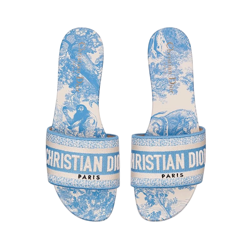 Light Blue Heritage Print