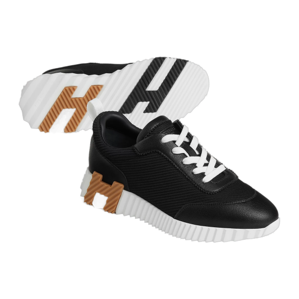 Hermes Sneakers Multiple Colors in Black