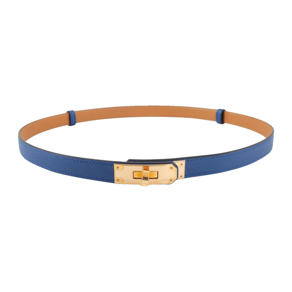 Hermes Kelly Belt (Multiple Colors) in Blue 1