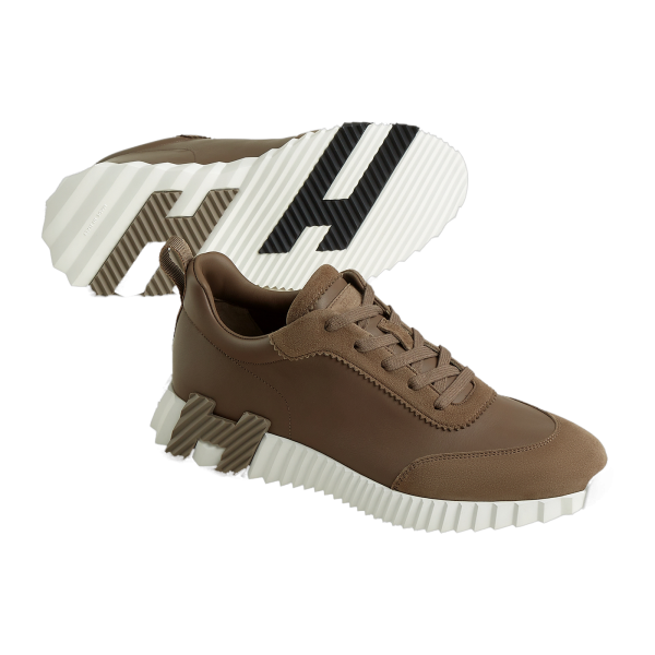 Hermes Sneakers Multiple Colors in Brown