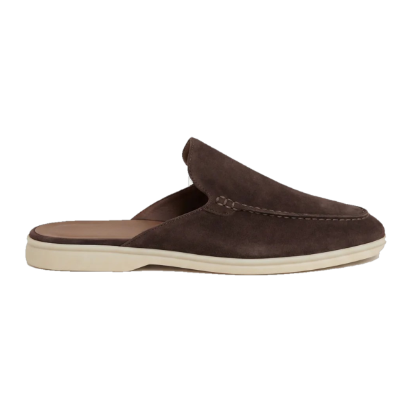 Loro Piana Summer Charms Slides Multiple Colors in Espresso