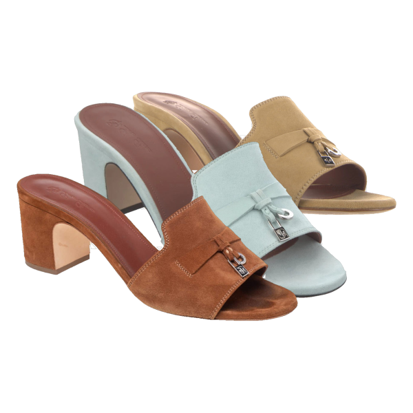 Loro Piana Summer Charms Sandal Heels Multiple Colors available colorways