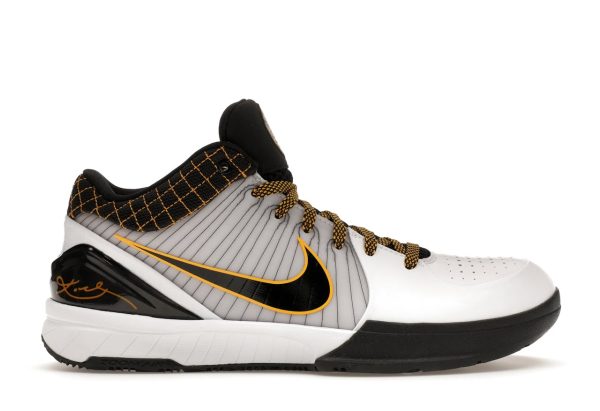 Nike Kobe 4 Protro White Black Del Sol
