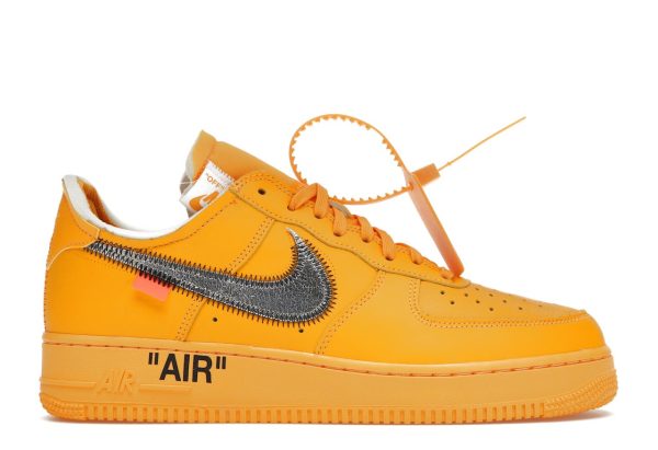 Nike Air Force 1 Low Off-White University Gold Metallic Silver