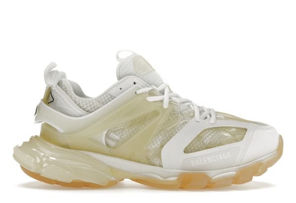 Balenciaga Track Clear Sole White