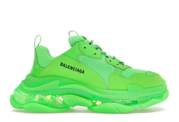 Balenciaga Triple S Clear Sole Green