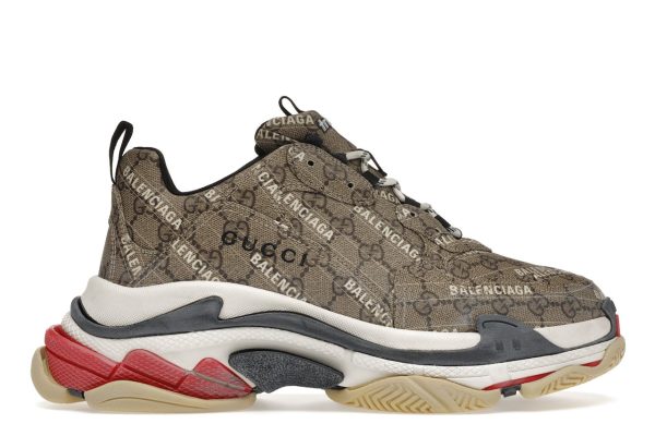 Gucci X Balenciaga The Hacker Project Triple S Beige